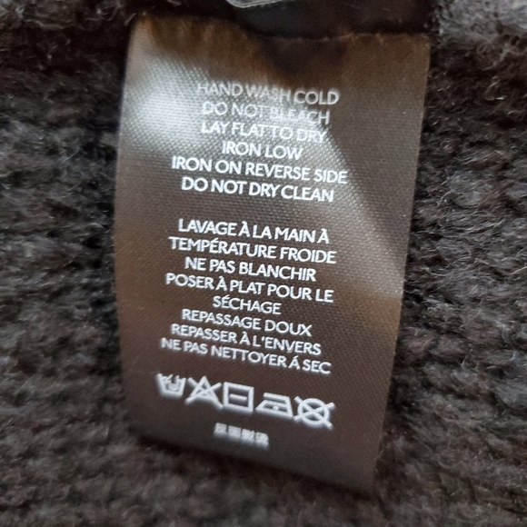 NWT Anthropologie Gentle Fawn Gray Black Striped Knit Eda Cardigan Size L - Picture 5 of 10